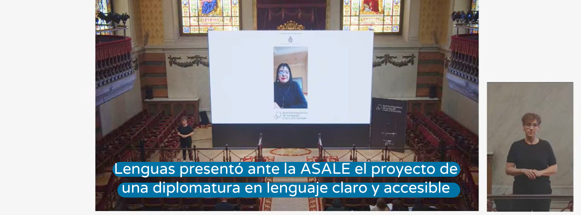 Lenguas presentó ante la ASALE el proyecto de una diplomatura en lenguaje claro y accesible.png